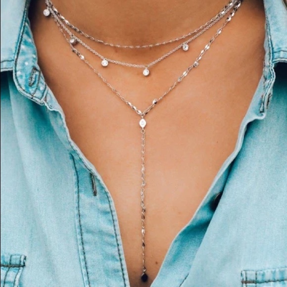 ‼️Pura Vida Silver Choker & Necklace Set‼️ - Picture 7 of 11